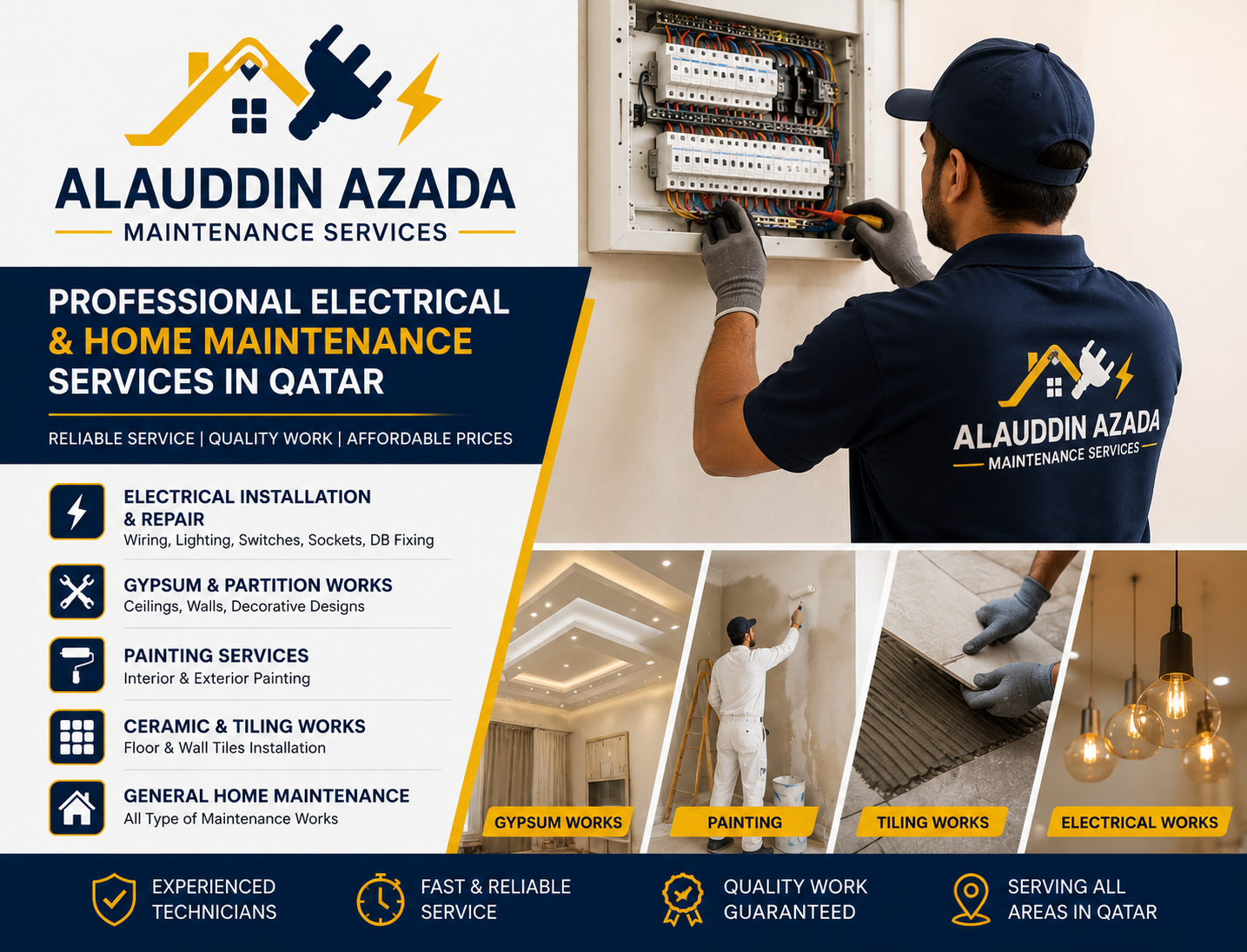 Professional Electrical & Home Maintenance Services in Qatar