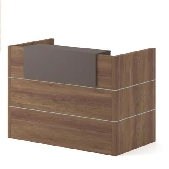 Reception Desk with shelves Size:- 120*60*115cm | Items | Qatar Living ...